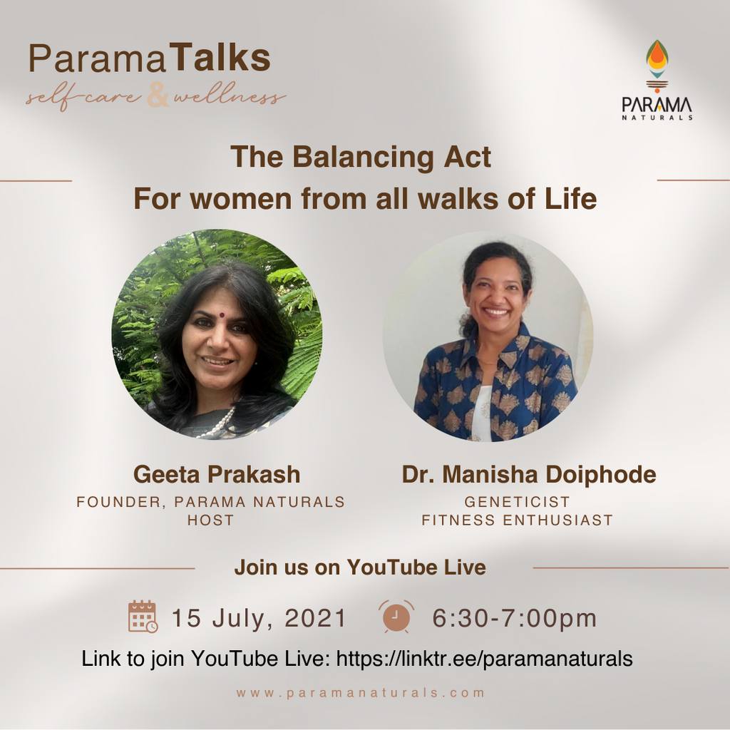 The Balancing Act - for women from all walks of life - By Dr Manisha Doiphode