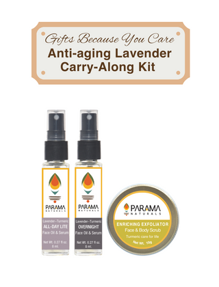 Anti-ageing Lavender Face Care Carry Along Kit