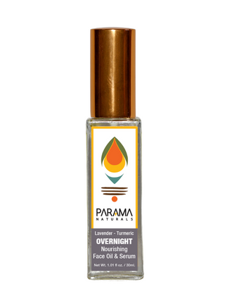 Parama Naturals Lavender-Turmeric Overnight  Face Oil & Serum, Lavender Oil, Face Oil, Face Serum, Wrinkles  Remover