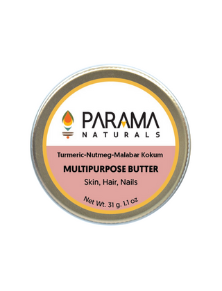 Parama Naturals Clarifying Butter, Sensitive Skin, Acne-Prone Skin, Turmeric , Neem, Malabar Kokum, Under Eye Cream, Dark Circle, Wrinkles, Body Butter